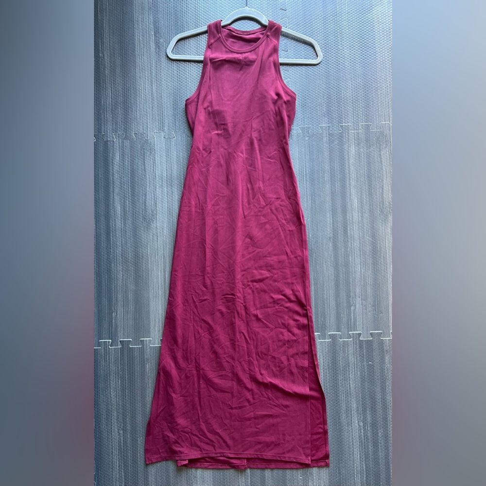 Lululemon Get Going Dress 4 Ruby Wine